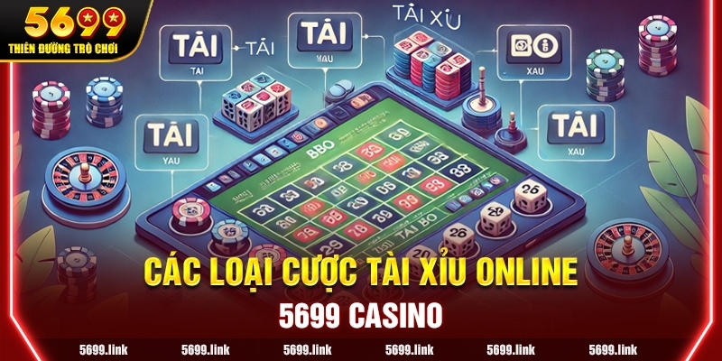 Các tùy chọn cược trong tài xỉu online